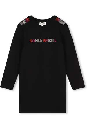 Sonia Rykiel Enfant Robe à logo strassé