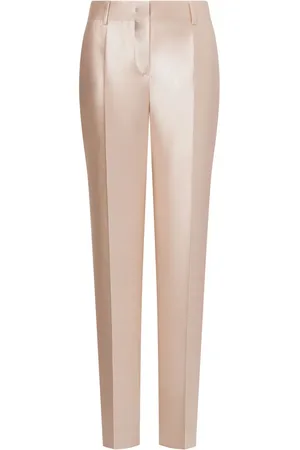 Alberta Ferretti Pantalon Mikado satiné