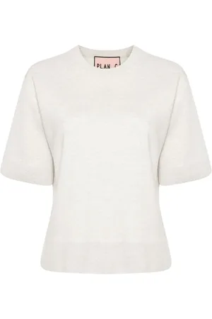 Plan C T-shirt chiné en maille