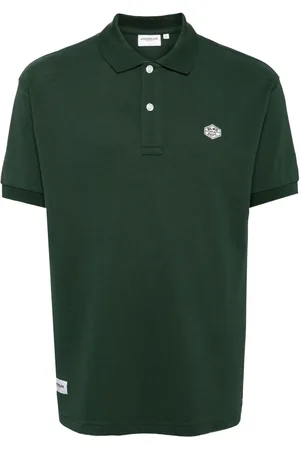 Chocoolate Polo en coton à patch logo
