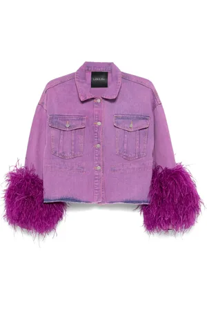 LOULOU Veste à détails de plumes