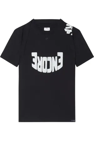 Courrèges T-shirt à imprimé graphique