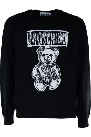 Moschino Pull à motif ourson en intarsia