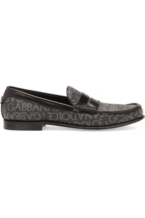 Dolce & Gabbana Mocassins à logo imprimé