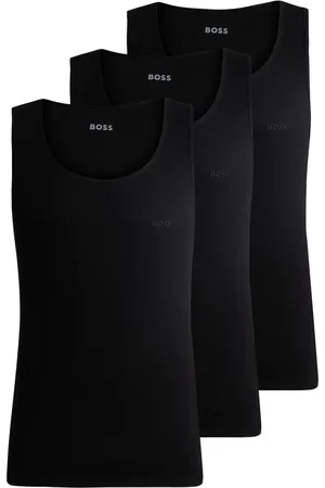 HUGO BOSS Lot de trois débardeurs à logo brodé