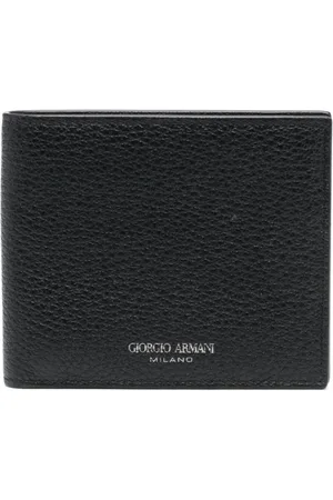 Giorgio Armani Portefeuille en cuir à fini grainé