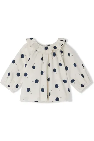 BONPOINT Blouse Taj à cerises imprimées