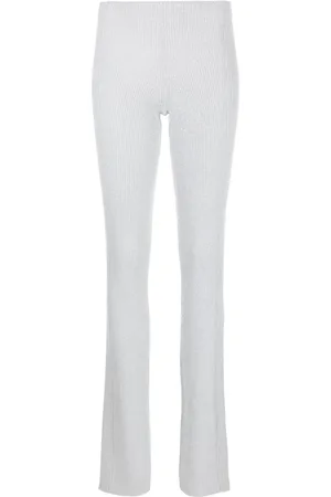 DION LEE Pantalon en maille nervurée