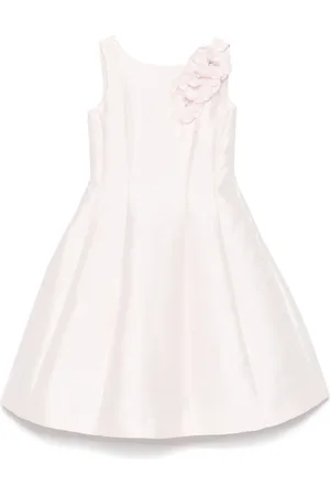 MONNALISA Robe à fleurs appliquées