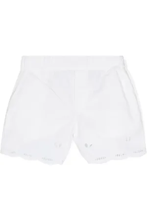 Stella McCartney Short en coton à broderie anglaise