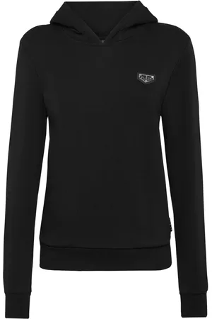 Philipp Plein Hoodie à plaque logo