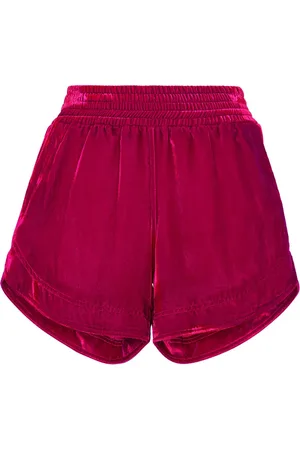 Philipp Plein Short en velours à taille élastiquée