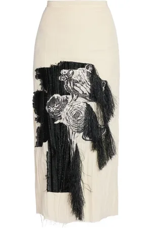 Erdem Jupe crayon imprimée