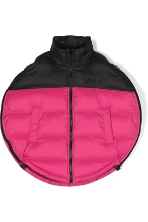 Maison Margiela Gilet matelassé à logo brodé