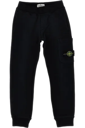Stone Island Pantalon de jogging à patch logo