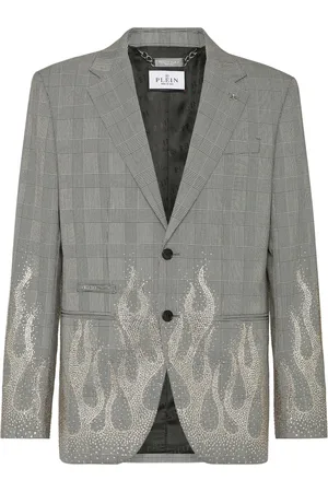 Philipp Plein Blazer à ornements strassés