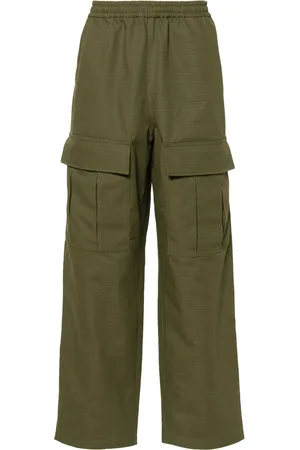 Acne Studios Pantalon cargo à logo brodé