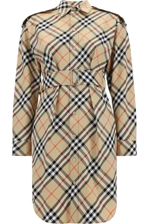 Burberry Robe-chemise à motif Vintage Check
