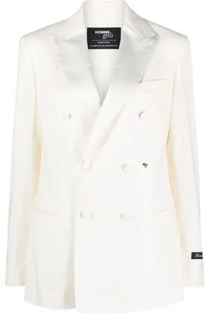 HOMMEGIRLS Blazer en laine à boutonnière croisée