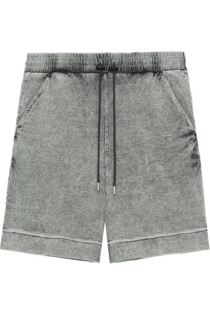 FIVE CM Short en coton à effet délavé