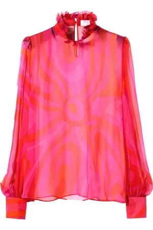 Puccini Blouse à effet de transparence