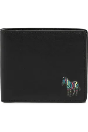 Paul Smith Portefeuille en cuir à patch zèbre