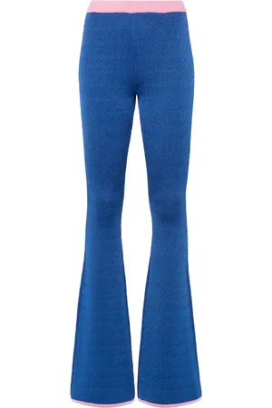 Bally Pantalon évasé à motif en jacquard