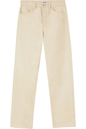 Jil Sander Jean droit à taille mi-haute