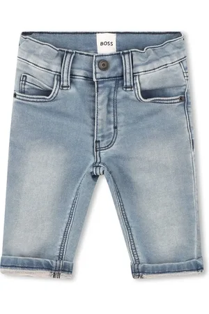 HUGO BOSS Jean droit à logo imprimé