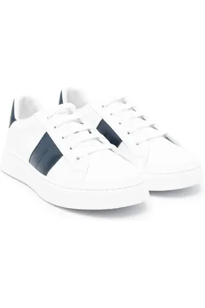 COLORICHIARI Baskets en cuir à empiècements