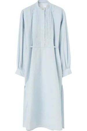 Jil Sander Robe en coton à manches longues