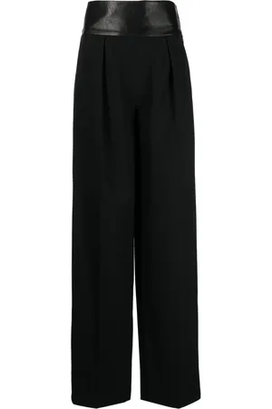 SYSTEM Pantalon plissé à taille haute