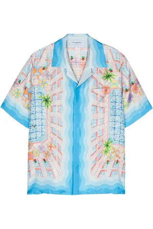 Casablanca Chemise Le Plongeon en soie