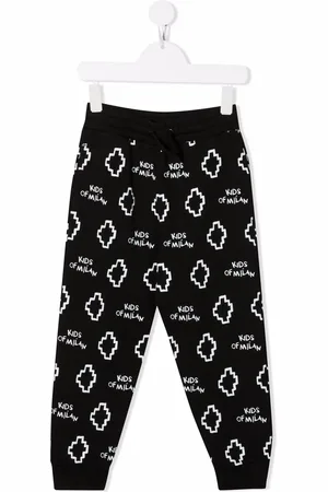 MARCELO BURLON Pantalon de jogging à imprimé monogrammé
