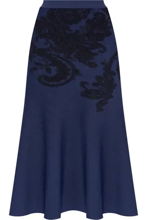Etro Jupe mi-longue à broderies