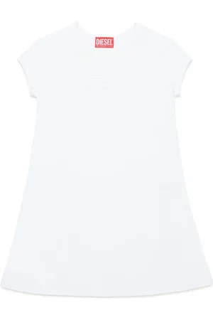 Diesel Robe en coton à logo brodé