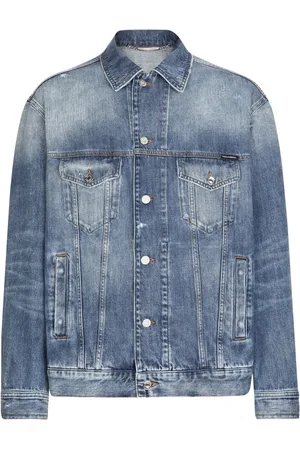 Dolce & Gabbana Veste en jean à coutures contrastantes