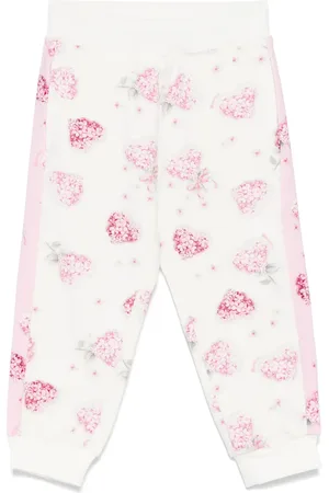 MONNALISA Pantalon de jogging à imprimé cœur