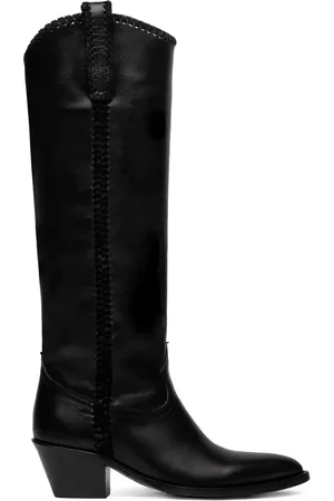 Buttero Bottines en cuir 40 mm à bout pointu