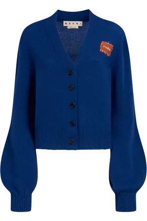 Marni Cardigan en cachemire à patch logo