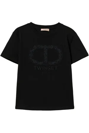 Twin-Set T-shirt à logo Oval T brodé