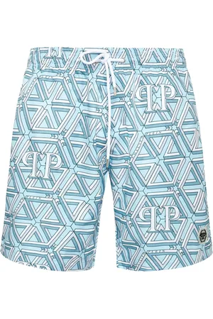 Philipp Plein Short de bain à motif monogrammé