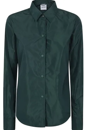 Aspesi Chemise boutonnée à ourlet incurvé