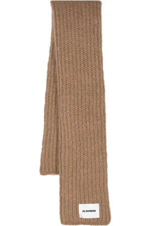 Jil Sander écharpe à effet brossé