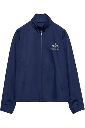 Prada Veste bomber à logo imprimé
