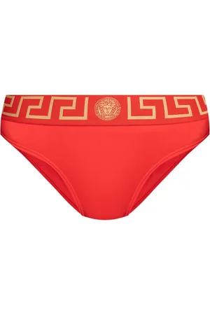 VERSACE Bas de bikini à détail Greca