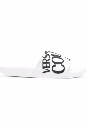 VERSACE Claquettes Shelly à logo embossé