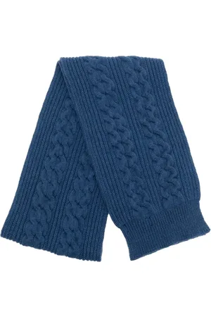 PRINGLE OF SCOTLAND écharpe nervurée en maille torsadée