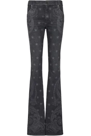 Balmain Jean à étoiles imprimées