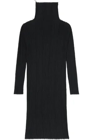 Maison Margiela Robe plissée à manches longues